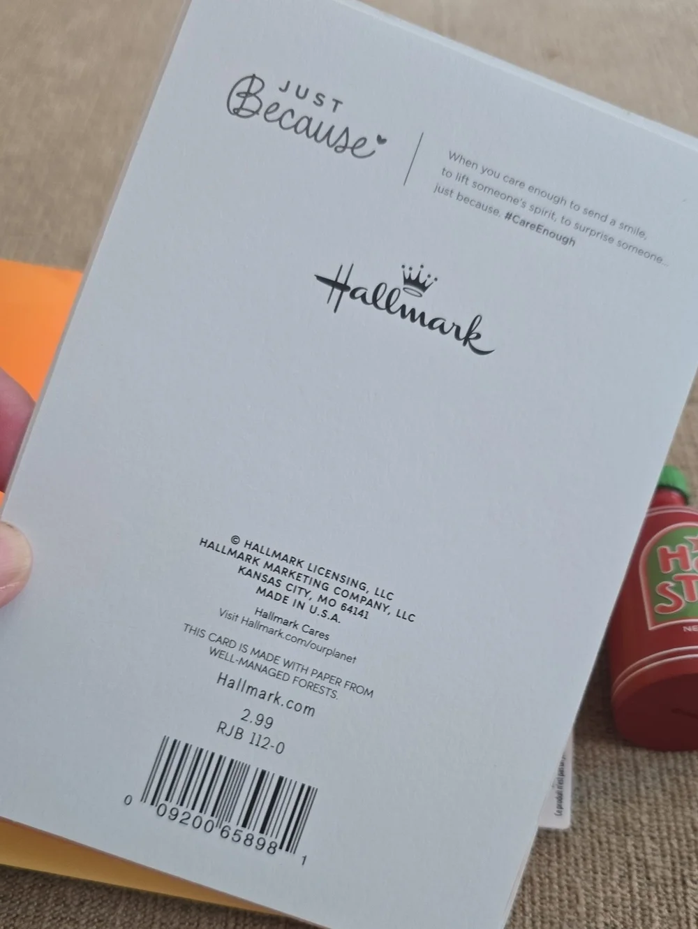 Hot Stuff Sauce Ornament & Card